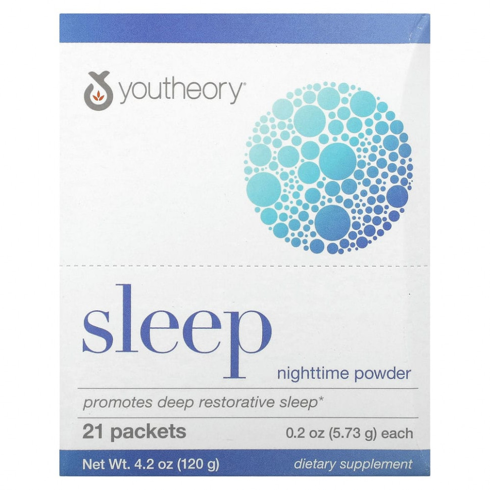   Youtheory, Sleep,  , 21   5,73  (0,2 )   -     , -  