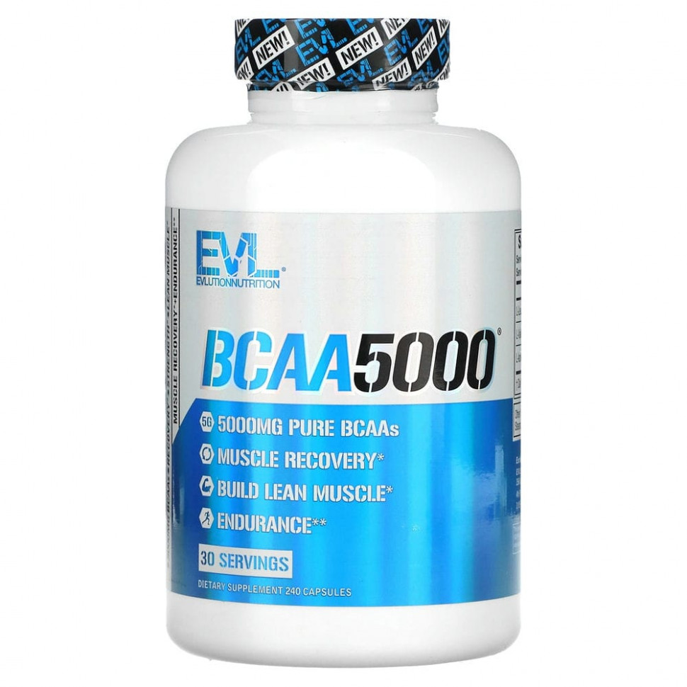   EVLution Nutrition, BCAA5000, 240    -     , -  