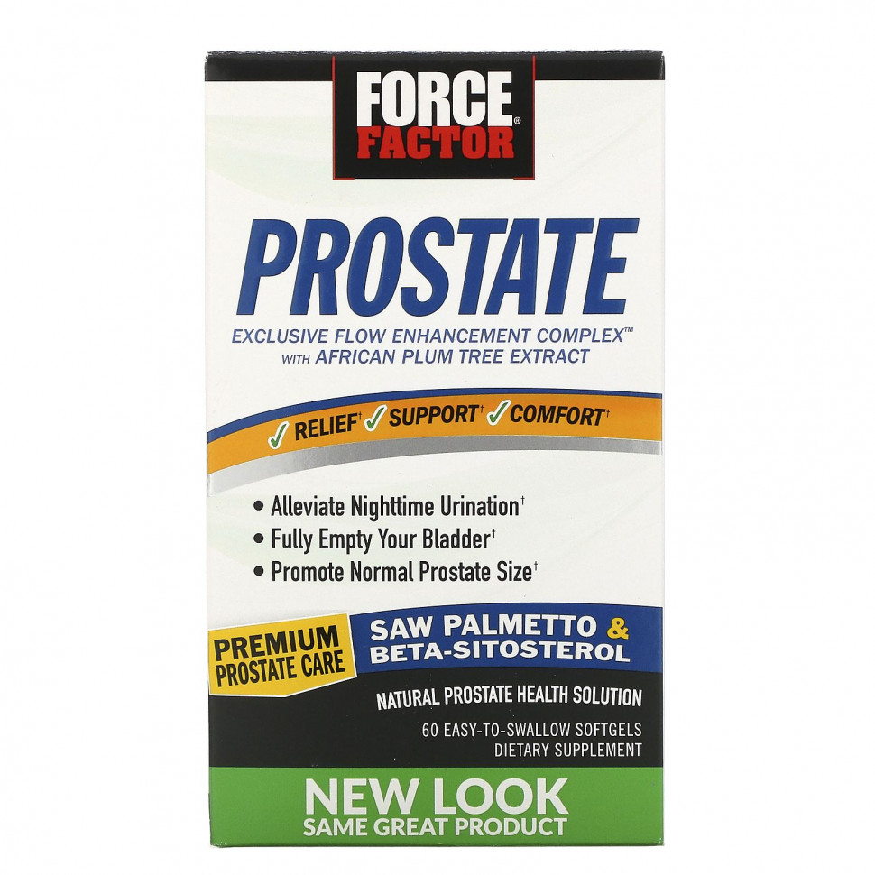   Force Factor, Prostate,     , 60     -     , -  