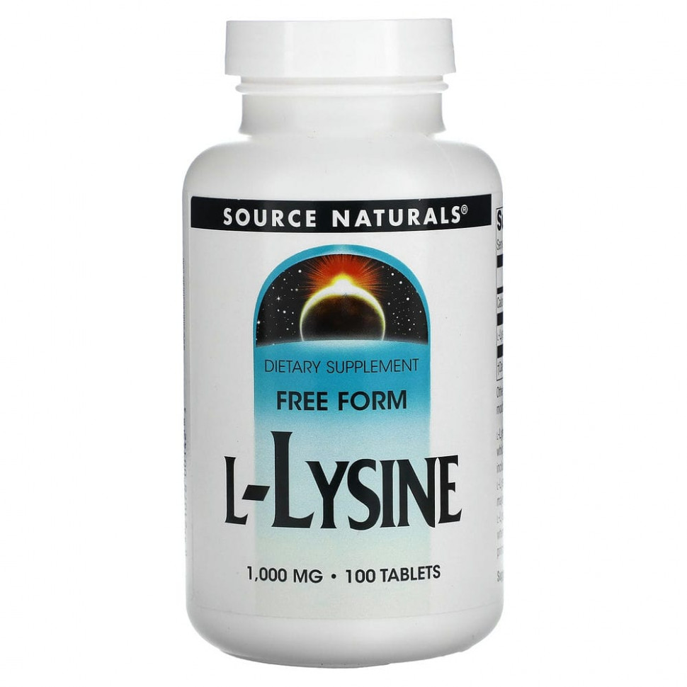   Source Naturals, L-, 1000 , 100    -     , -  