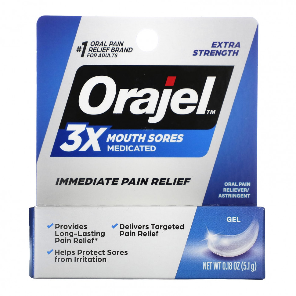   Orajel, 3X      ,  , 5,1  (0,18 )   -     , -  