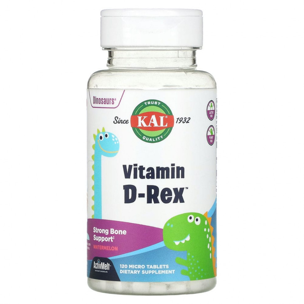   KAL, Dinosaurs, Vitamin D-Rex,   , 600 , 120    -     , -  