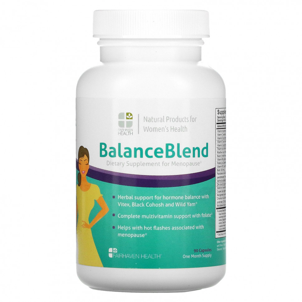  Fairhaven Health, Balance Blend For Menopause, 90   IHerb ()