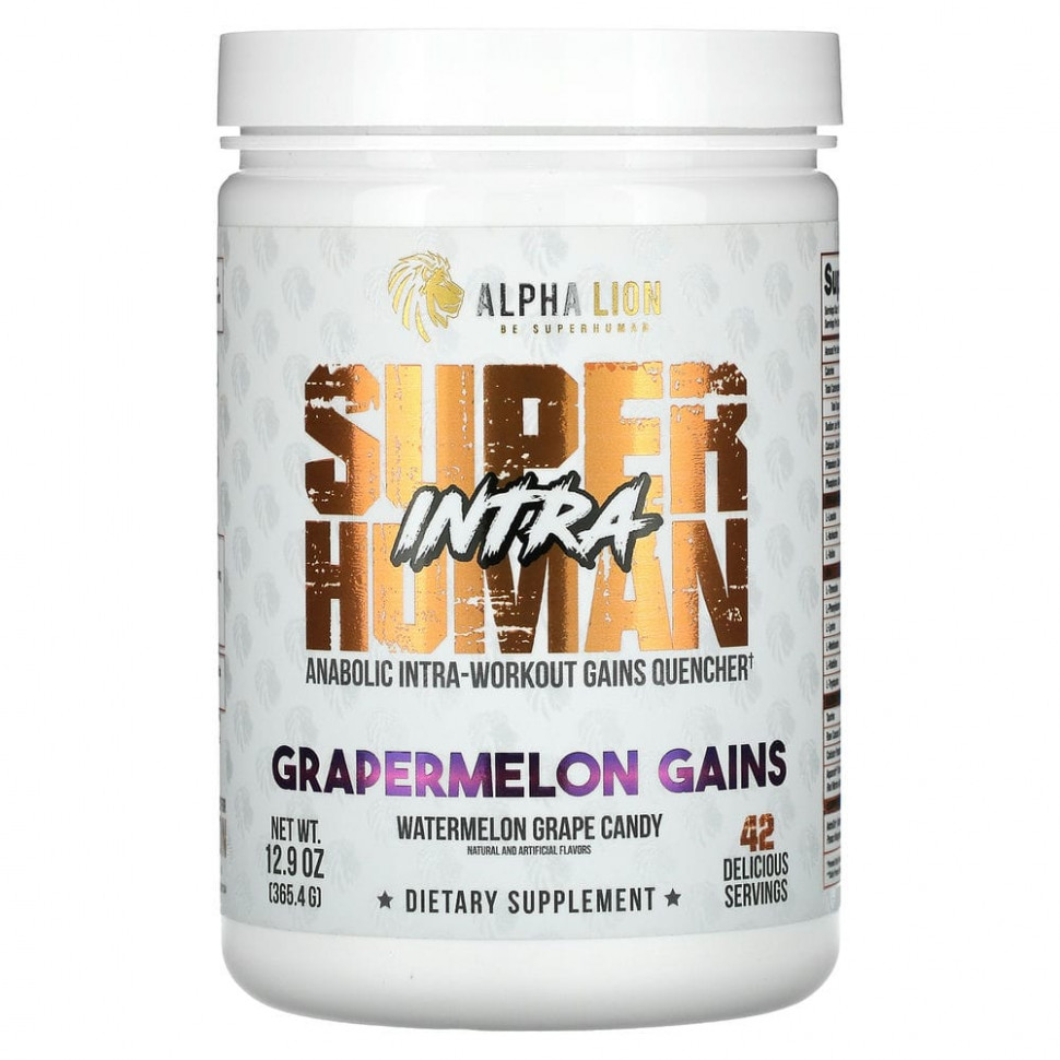   ALPHA LION, SuperHuman Intra, Grapermelon Gains,   , 365,4  (12,9 )   -     , -  