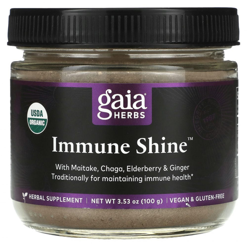   Gaia Herbs, Immune Shine,  , ,   , 100  (3,53 )   -     , -,   
