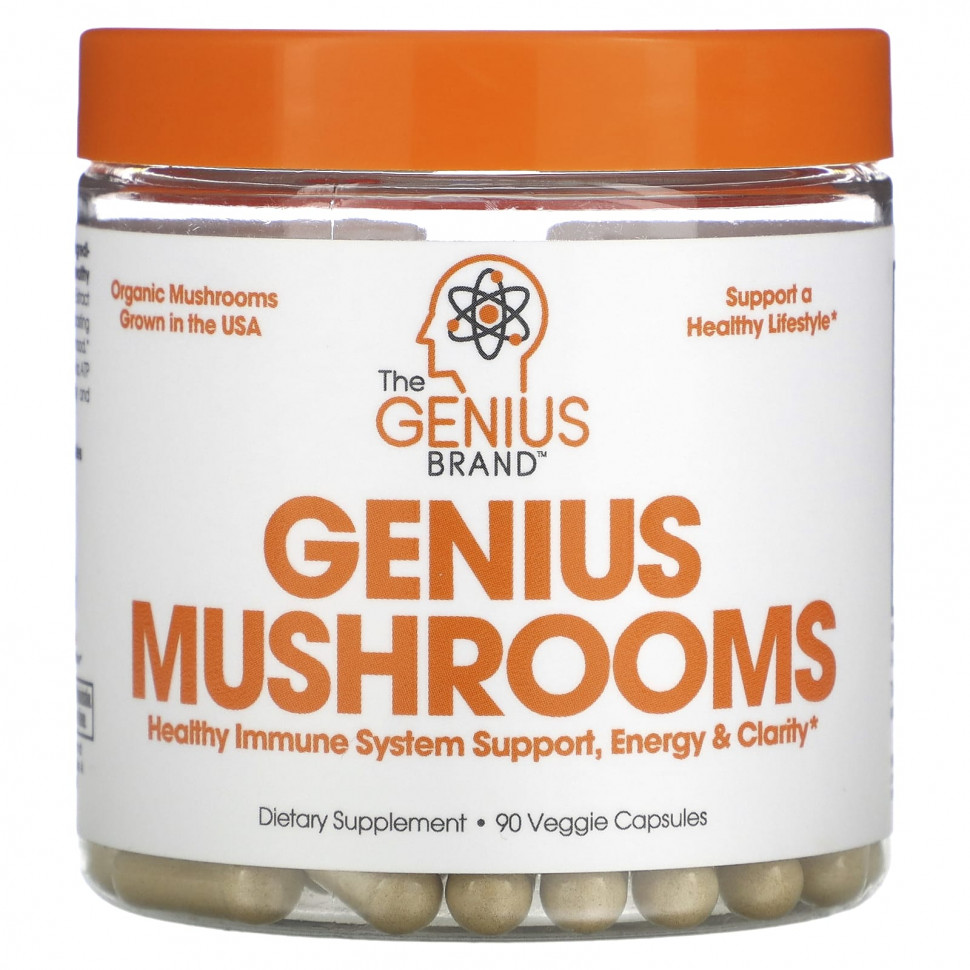   The Genius Brand, Genius Mushrooms, 90     -     , -,   