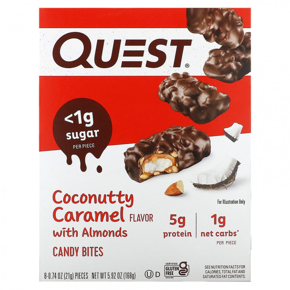   Quest Nutrition, Candy Bites,    , 8 ., 21  (0,74 )   -     , -  