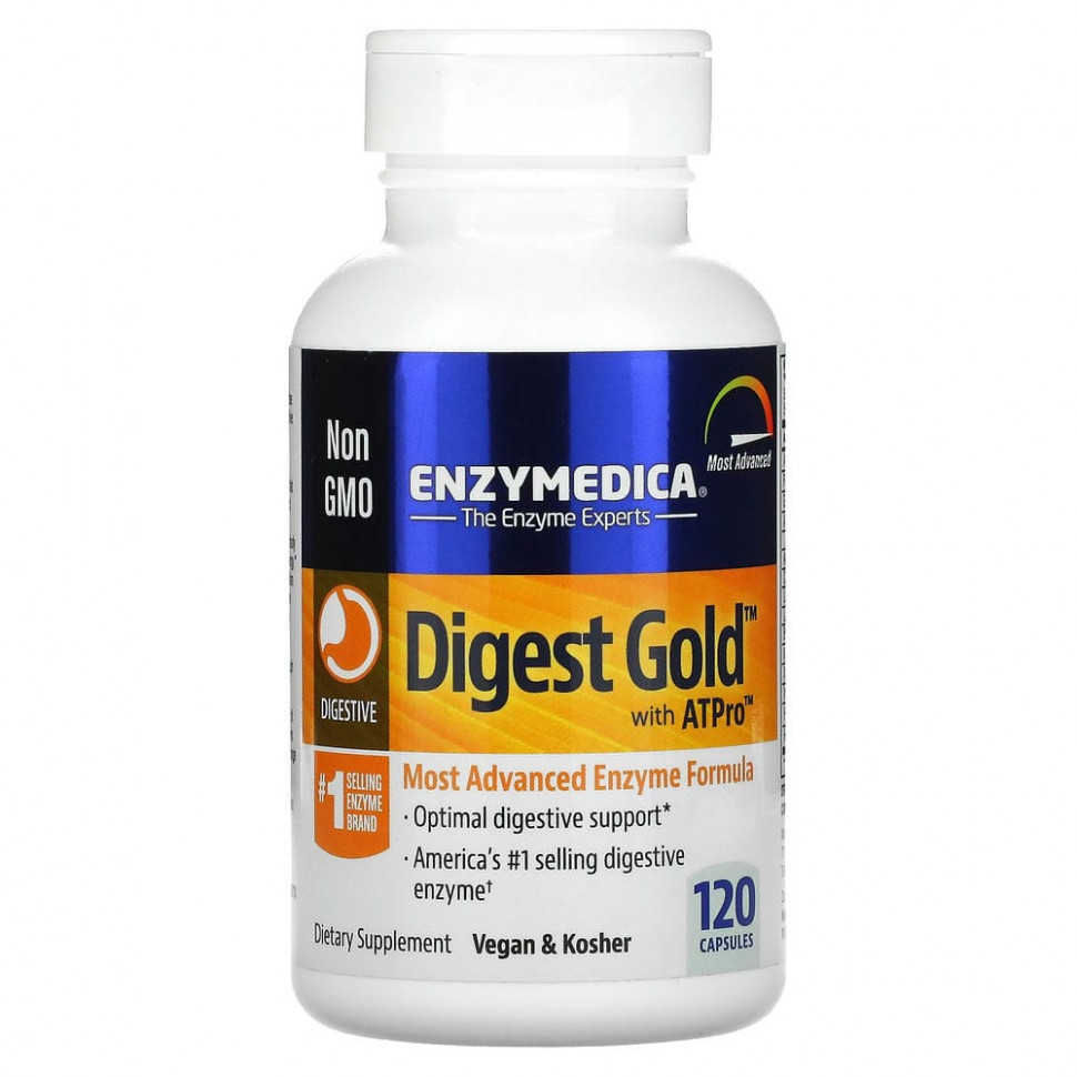   Enzymedica, Digest Gold  ATPro,    , 120    -     , -  