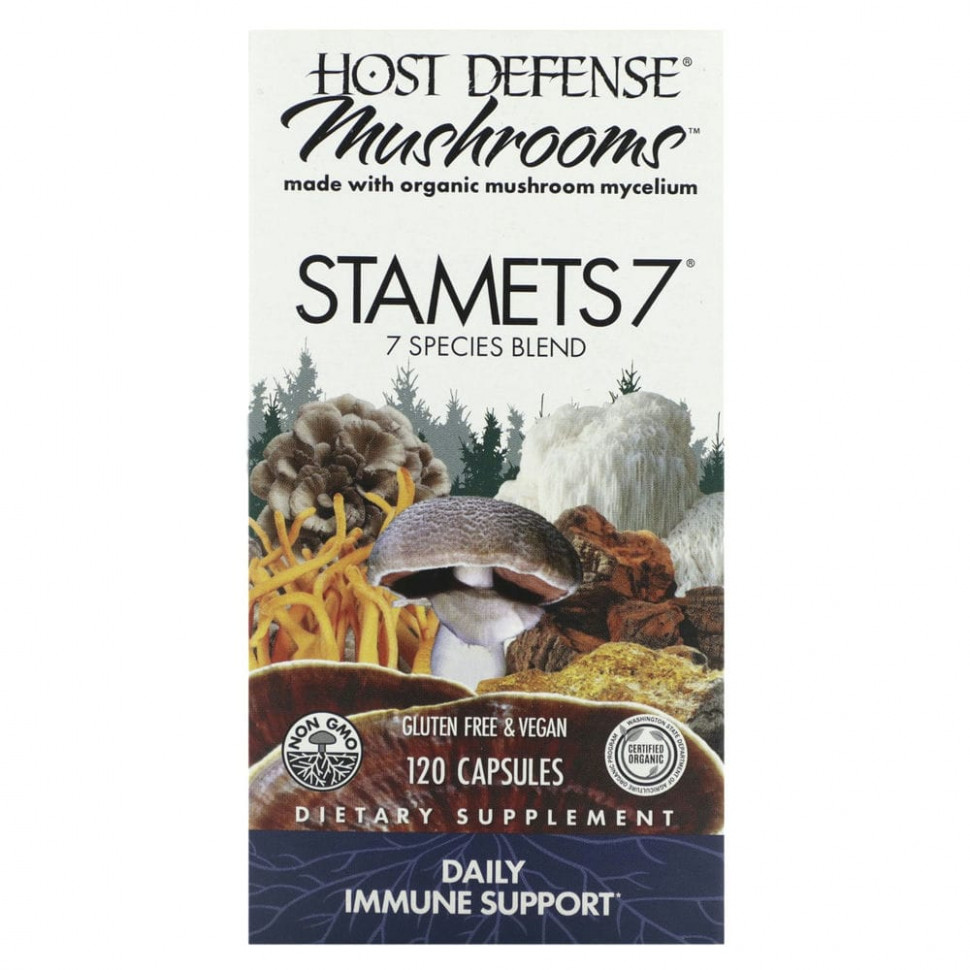   Fungi Perfecti, Host Defense, Stamets 7, ,    , 120     -     , -,   