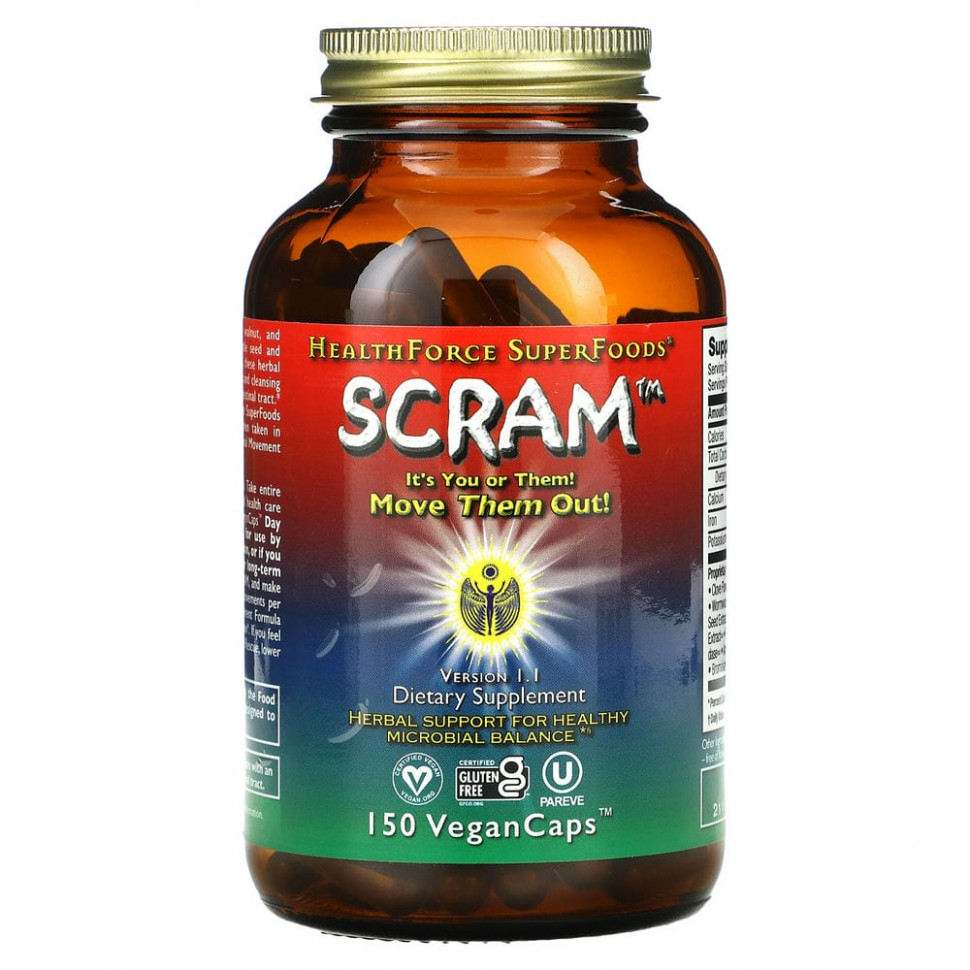   HealthForce Superfoods, Scram, 150     -     , -  