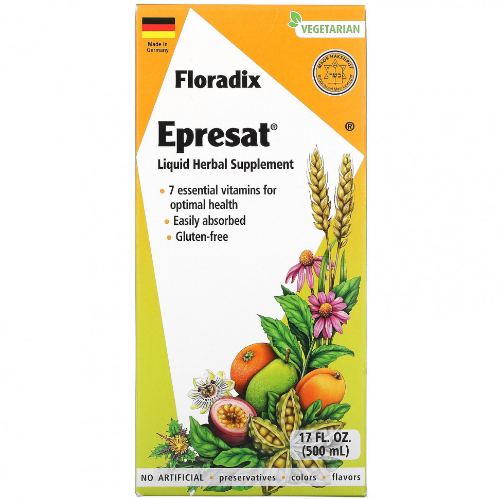   Gaia Herbs, Floradix, Epresat,   , 500  (17 . )   -     , -  