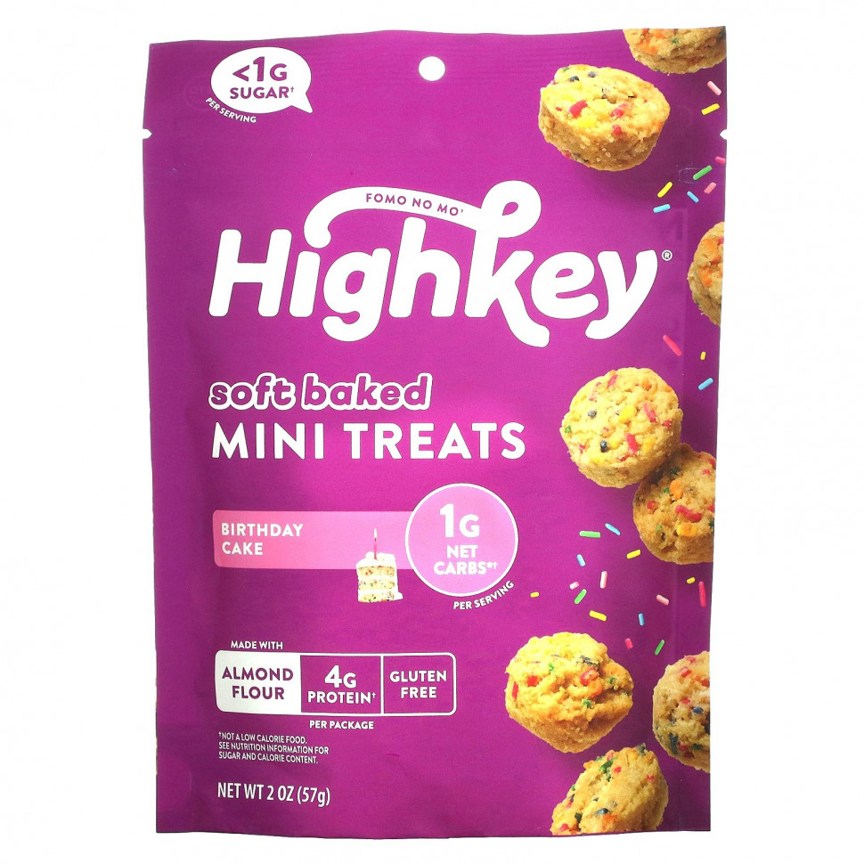   HighKey, Soft Baked Mini Treats,  , 57  (2 )   -     , -  