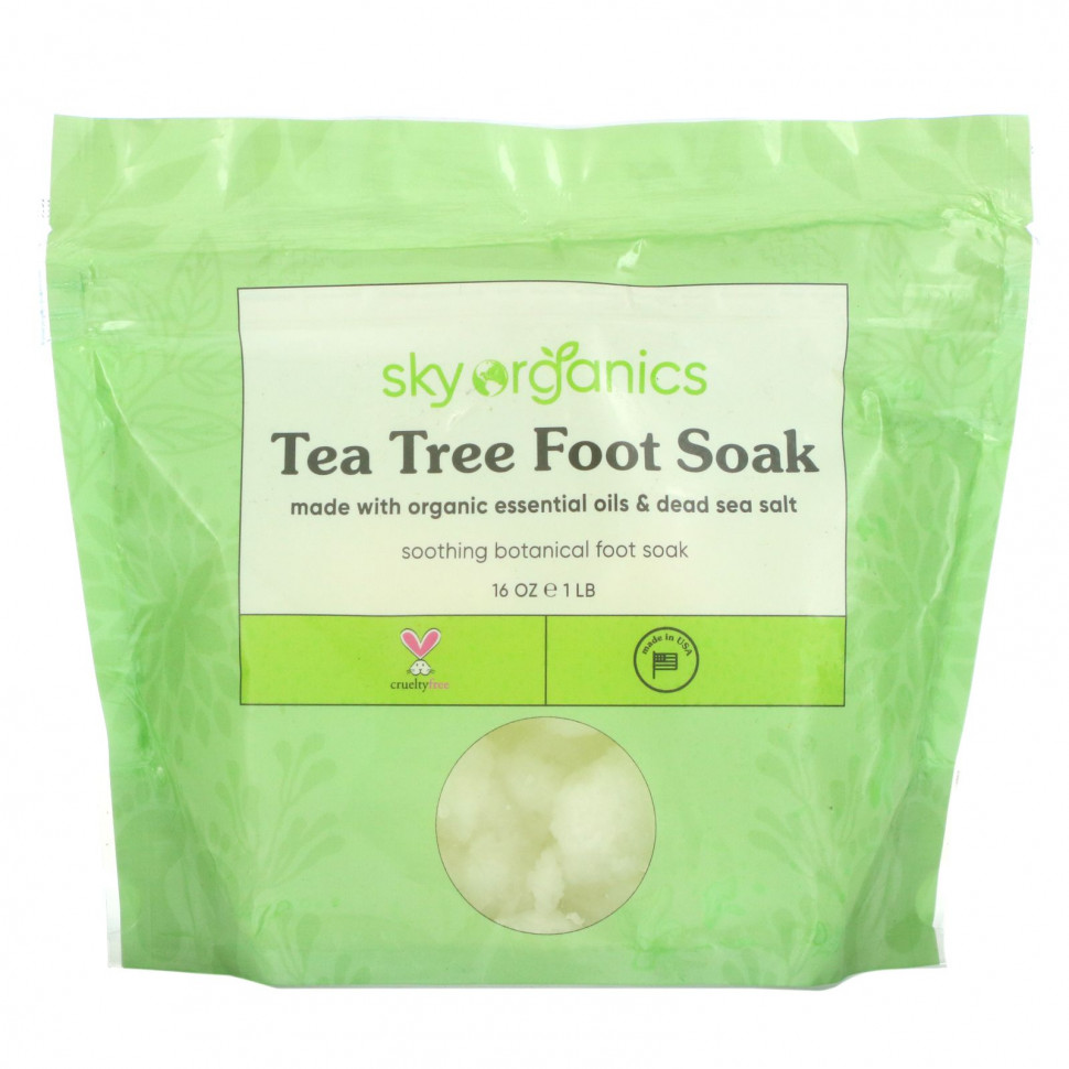   Sky Organics, Tea Tree Foot Soak,   , 1  (16 )   -     , -,   