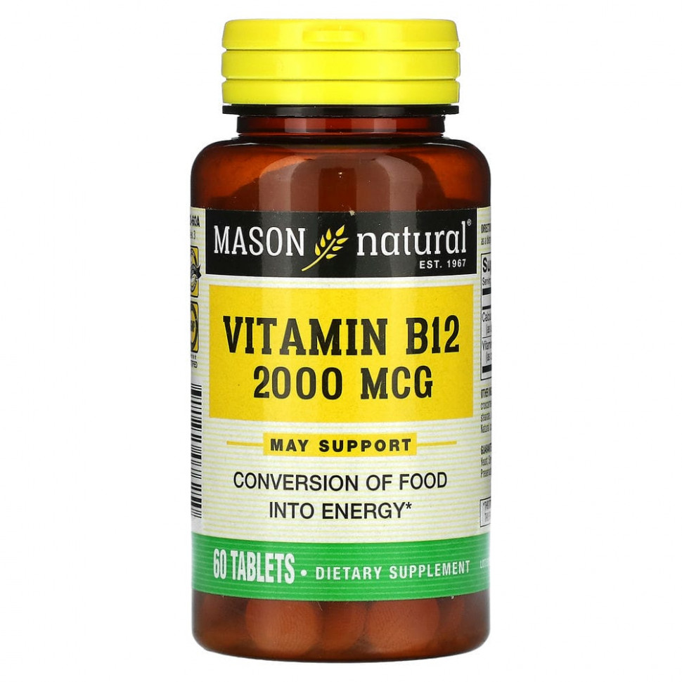   Mason Natural,  B12, 2000 , 60    -     , -  