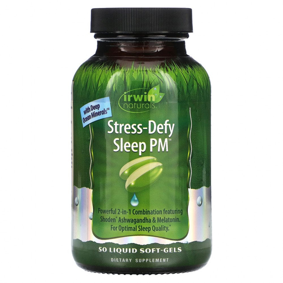   Irwin Naturals, Stress-Defy Sleep PM, 50     -     , -  