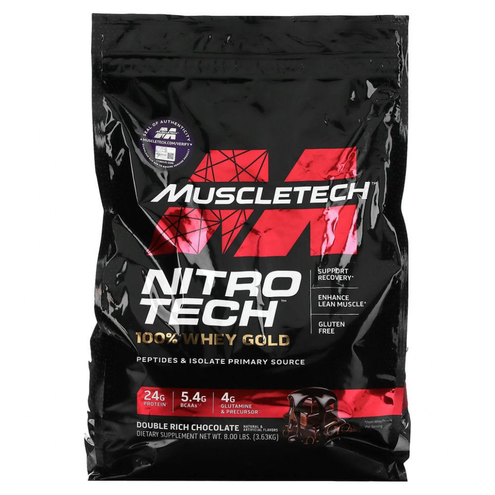   Muscletech, Nitro Tech, 100% Whey Gold,    ,  , 3,63  (8 )   -     , -  