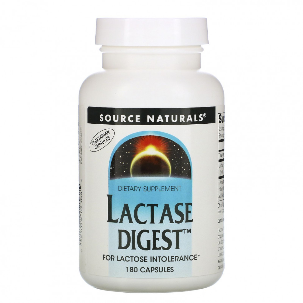  Source Naturals, Lactase Digest, 180   IHerb ()