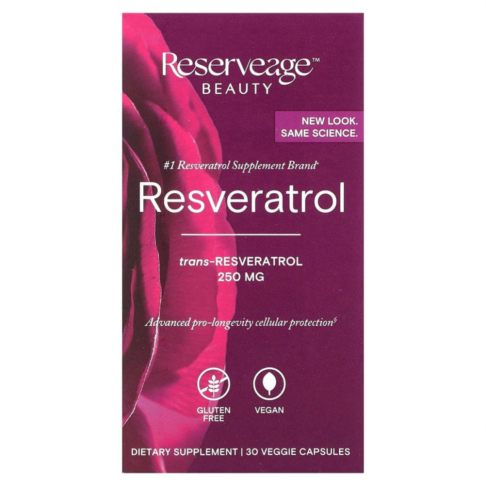   Reserveage Nutrition, , 250 , 30     -     , -  