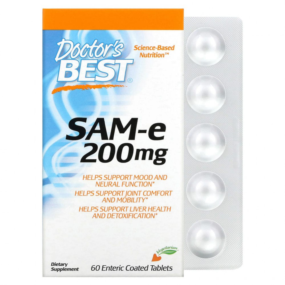   Doctor's Best, SAM-e, 200 , 60 ,      -     , -  