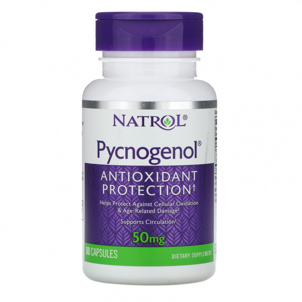   Natrol, Pycnogenol, 50 , 60    -     , -,   