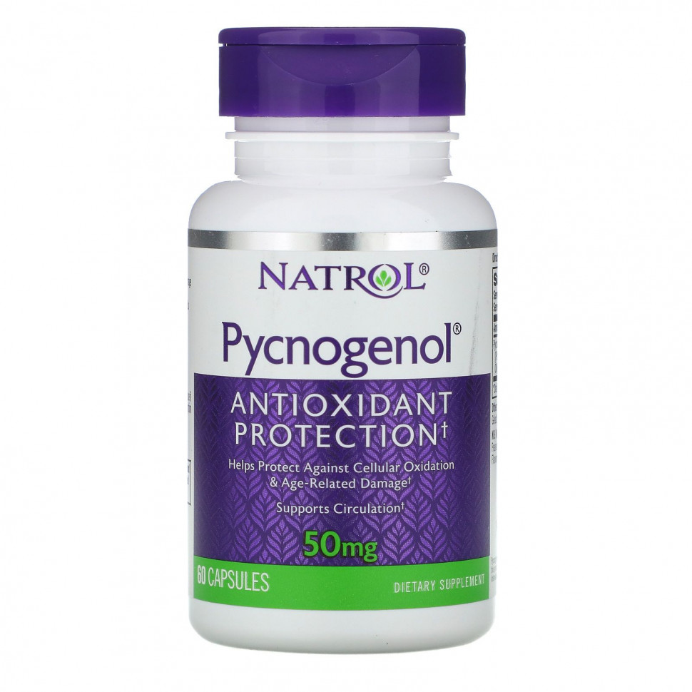   Natrol, Pycnogenol, 50 , 60    -     , -  