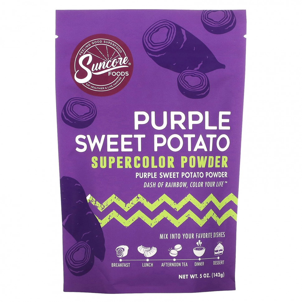  Suncore Foods, Purple Sweet Potato,  , 142  (5 )  IHerb ()