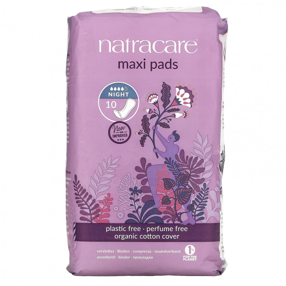   Natracare, Maxi,      , , 10 .   -     , -  