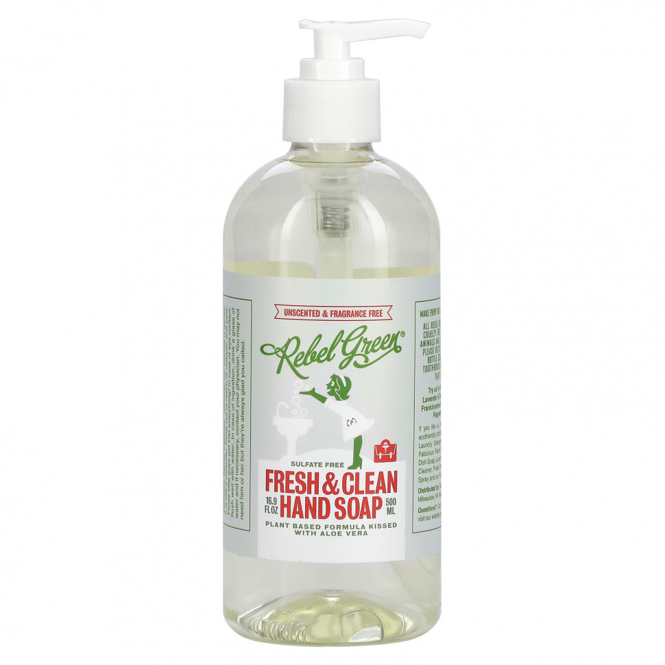   Rebel Green,    Fresh & Clean,  , 500  (16,9 . )   -     , -  