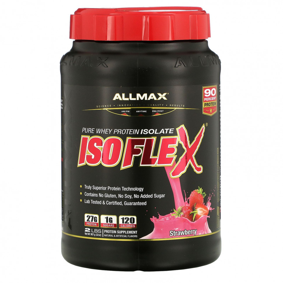   ALLMAX Nutrition, Isoflex, 100%     (WPI -   ), , 2  (907 )   -     , -,   