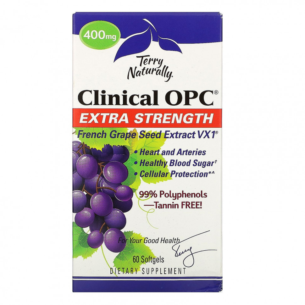  Terry Naturally, Clinical OPC,    , 400 , 60    IHerb ()
