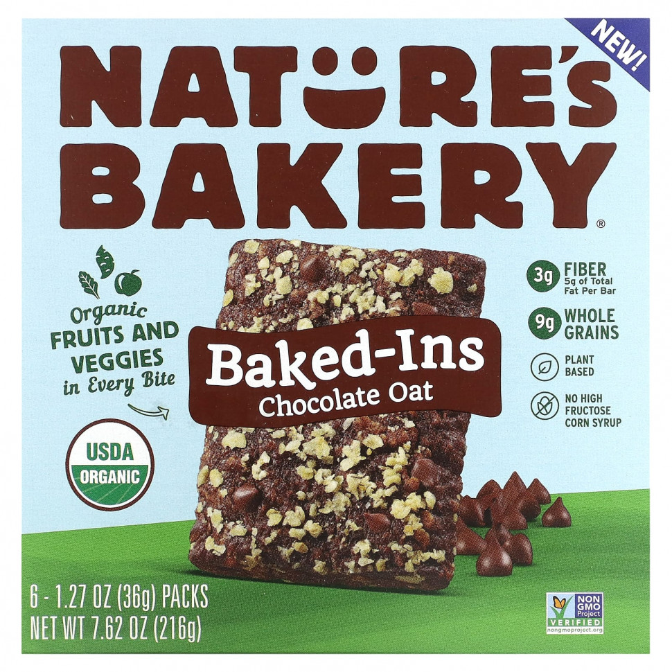   Nature's Bakery, Baked-In,  , 6   36  (1,27 )   -     , -  