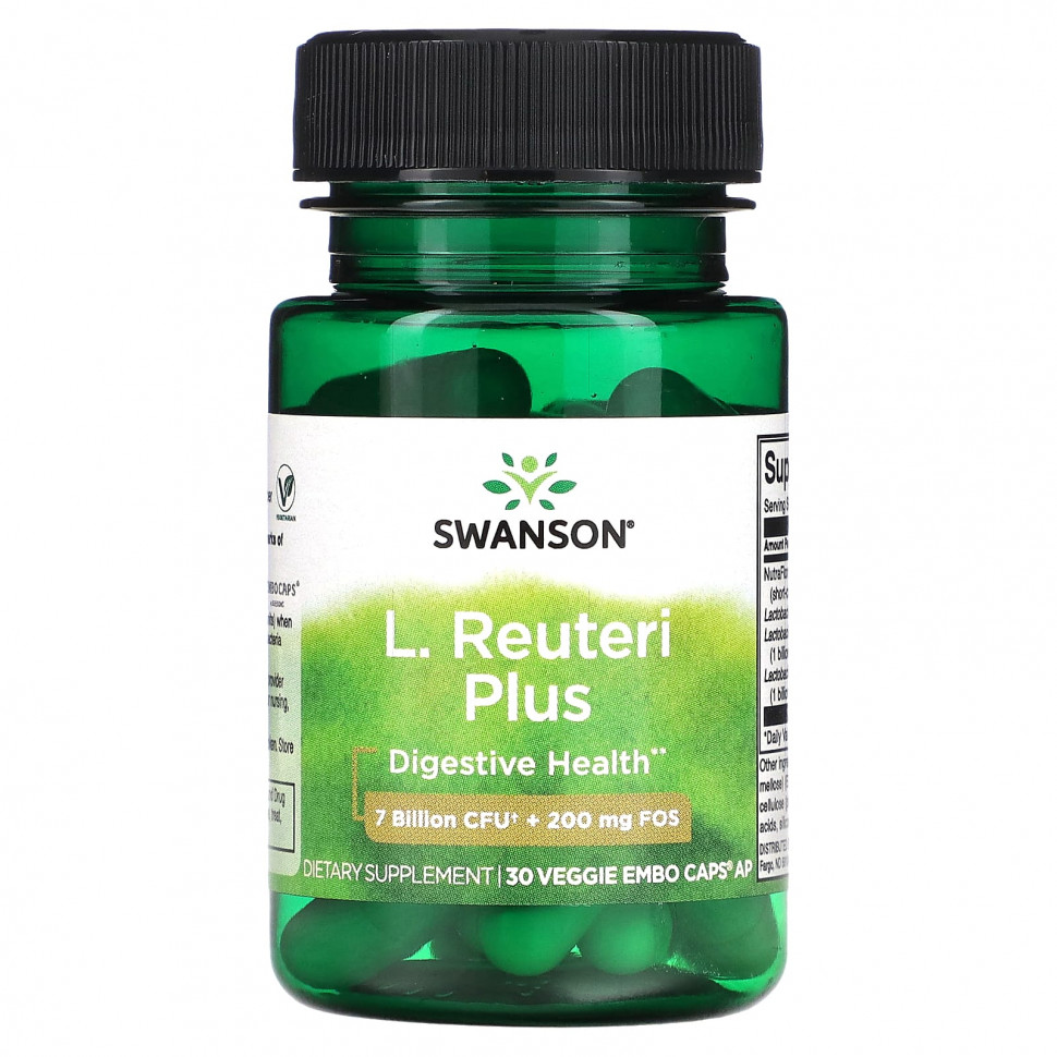   Swanson,   (L. acidophilus), Reuteri Plus, 30       -     , -  