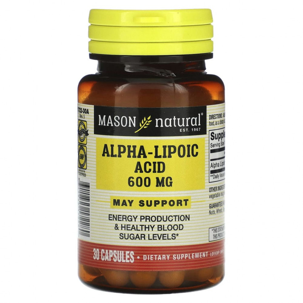  Mason Natural, - , 600 , 30   IHerb ()