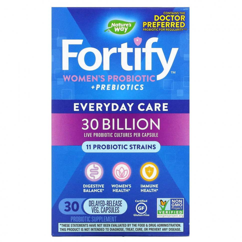   Nature's Way, Fortify,   + ,  , 30 , 30    .       -     , -  