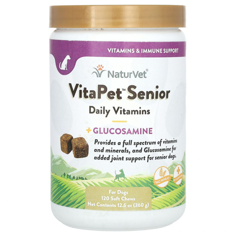   NaturVet, VitaPet Senior,      , 120  , 360  (12,6 )   -     , -,   