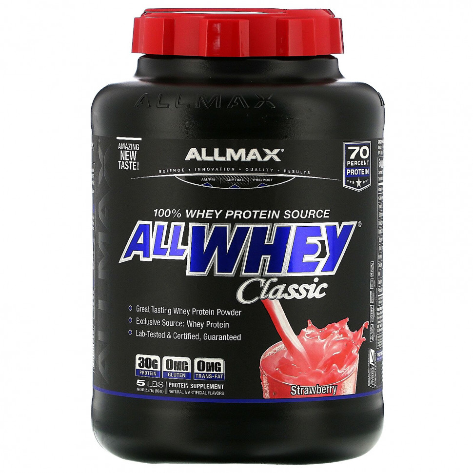   ALLMAX Nutrition, AllWhey Classic, 100%  , , 5  (2,27 )   -     , -  