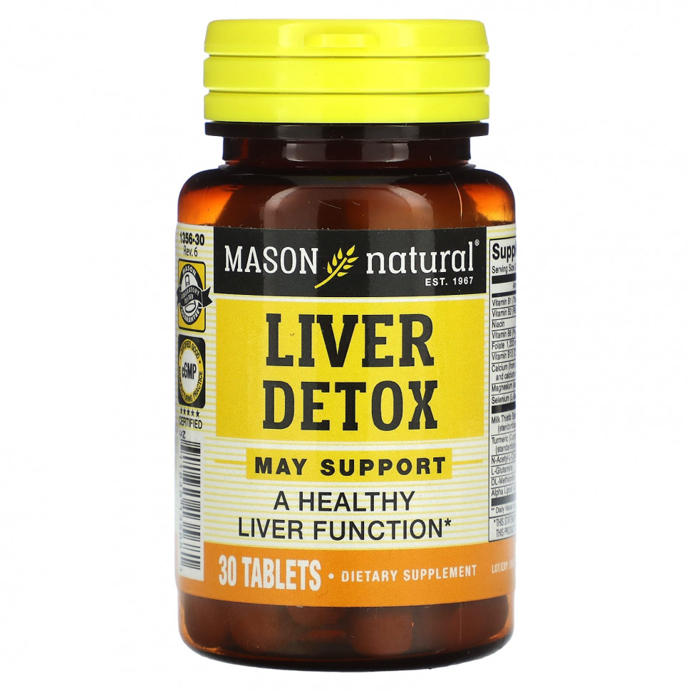   Mason Natural, Liver Detox, 30    -     , -  