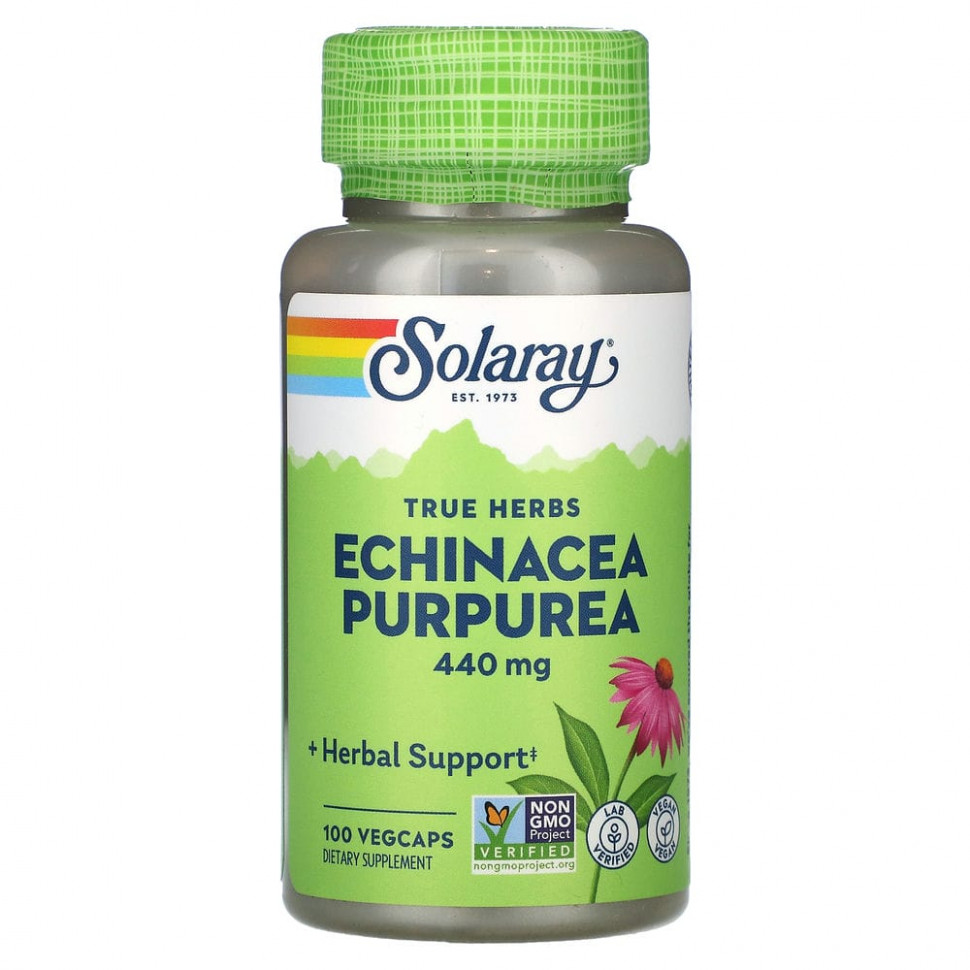   Solaray, True Herbs,  , 440 , 100     -     , -,   