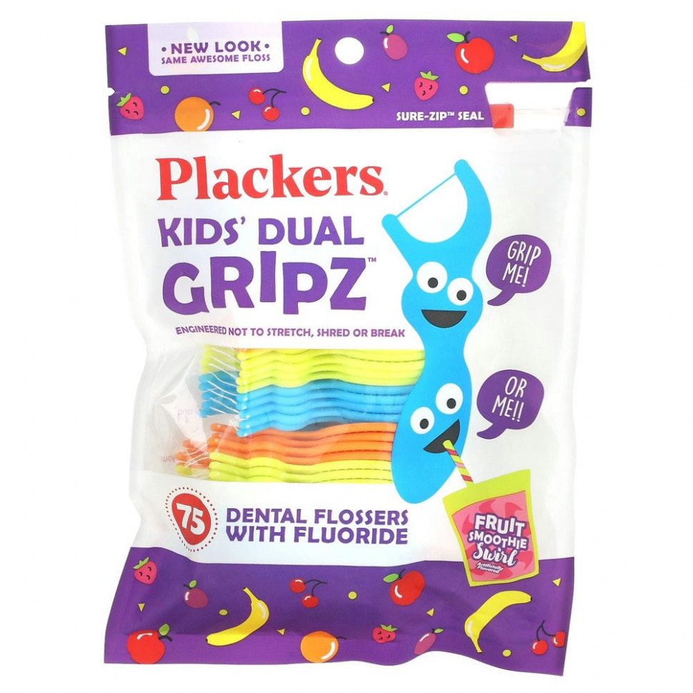   Plackers, Kid's Dual Gripz,    ,  ,  , 75 .   -     , -  