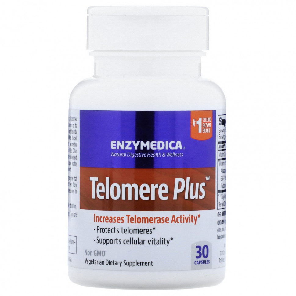   Enzymedica, Telomere Plus, 30    -     , -  