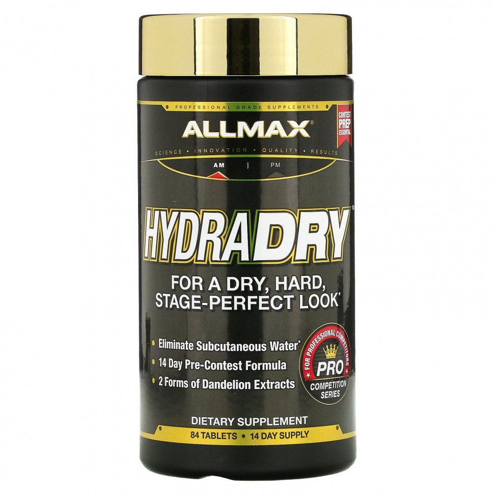  ALLMAX Nutrition, HydraDRY, 84 Tablets  IHerb ()