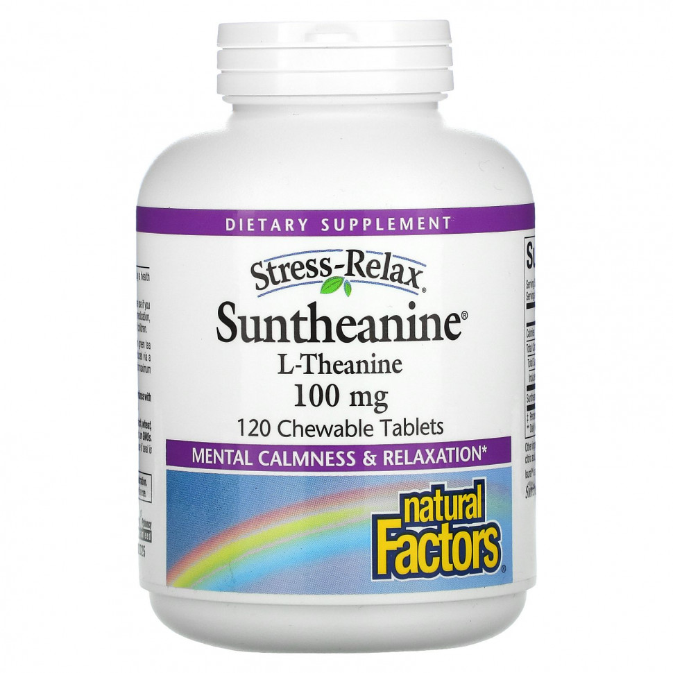   Natural Factors, Suntheanine, 100 , 120     -     , -  