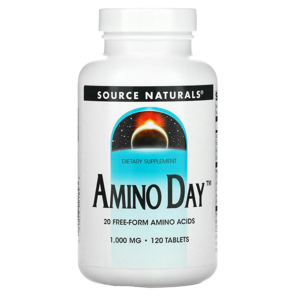   Source Naturals, Amino Day, 1 000 , 120    -     , -  