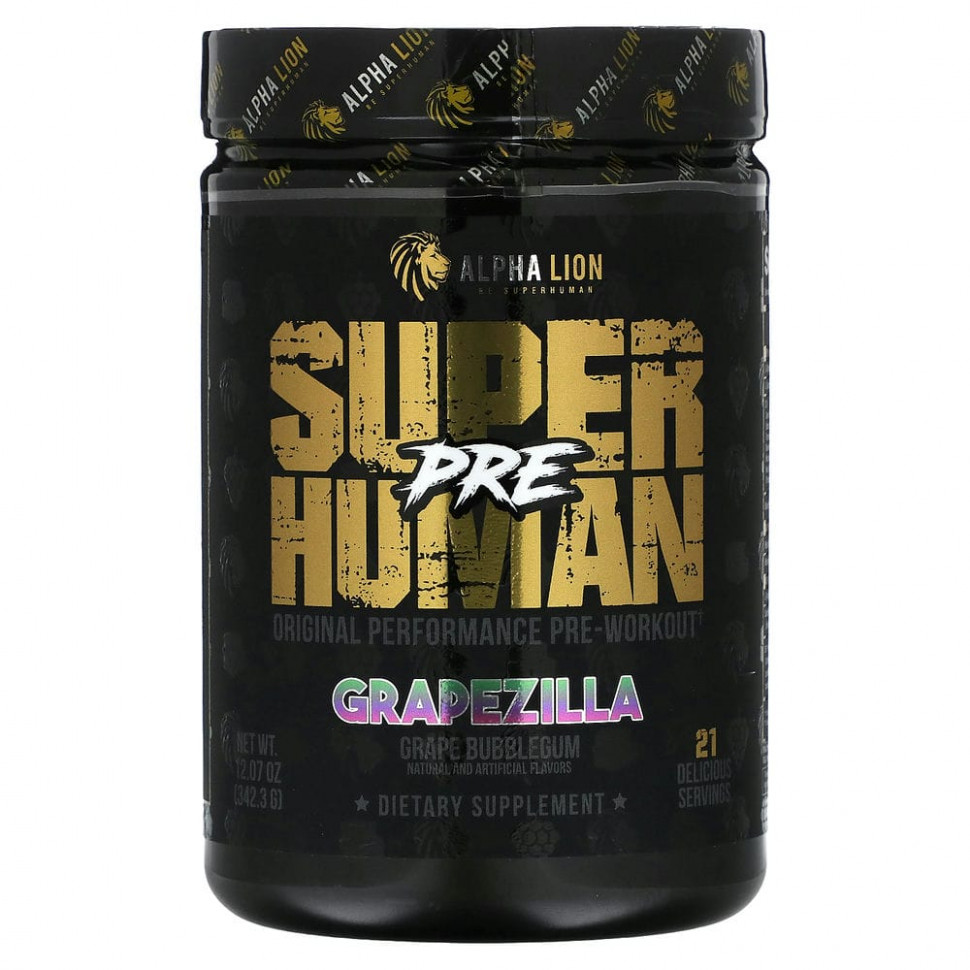   ALPHA LION, SuperHuman Pre, Grapezilla,  , 342,3  (12,07 )   -     , -  