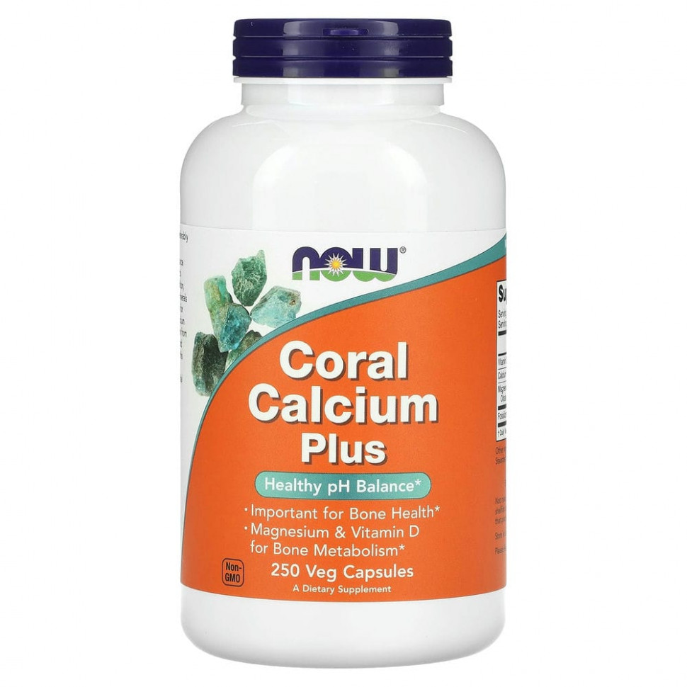   NOW Foods, Coral Calcium Plus, 250     -     , -  