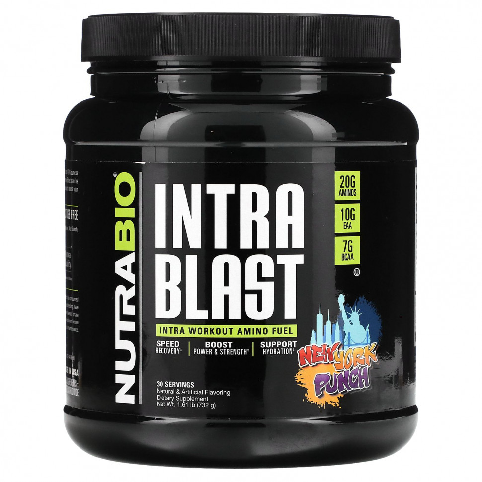   NutraBio Labs, Intra Blast,      , New York Punch, 732  (1,61 )   -     , -  