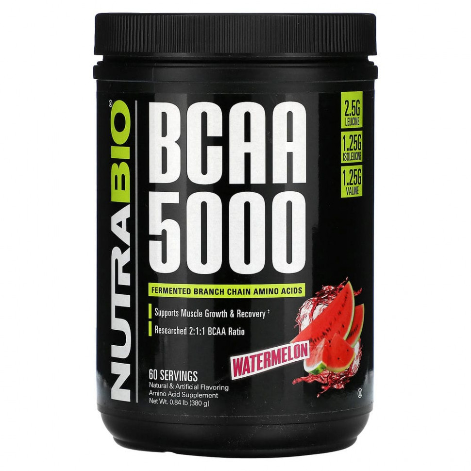   Nutrabio Labs, BCAA 5000, , 380  (0,84 )   -     , -  