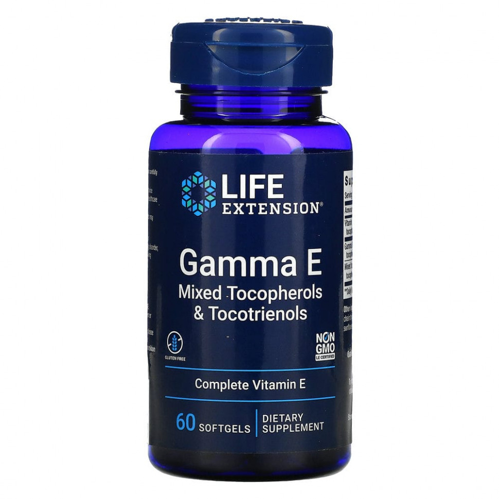  Life Extension, Gamma E,    , 60    IHerb ()