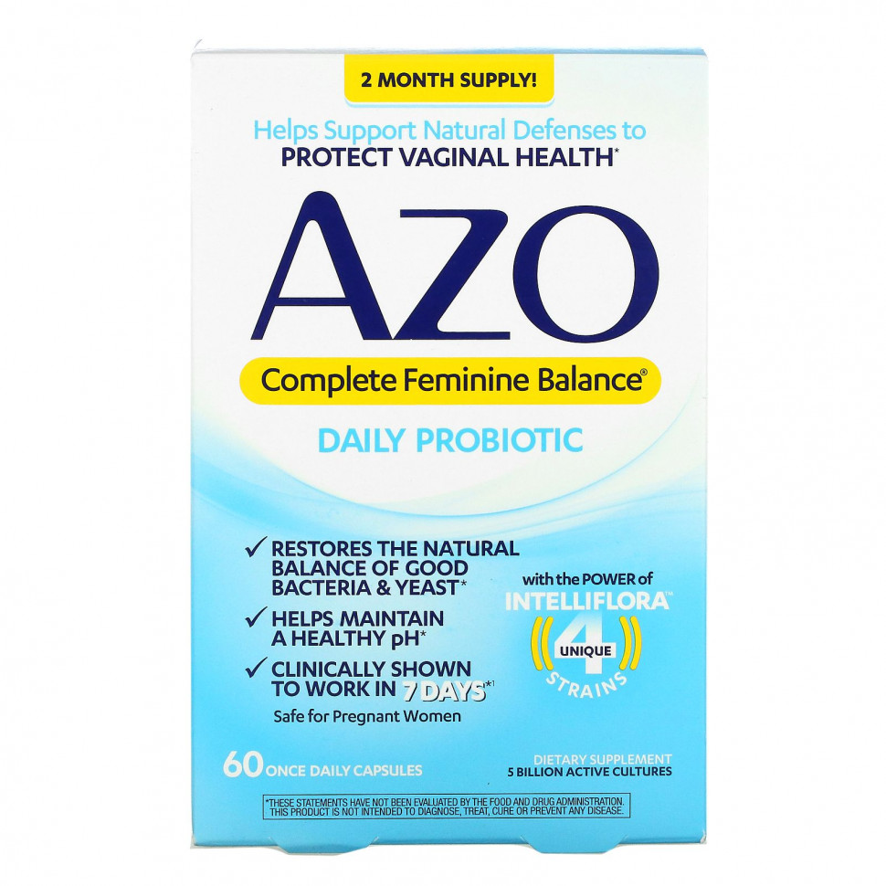  Azo, Complete Feminine Balance,    , 5   , 60         IHerb ()