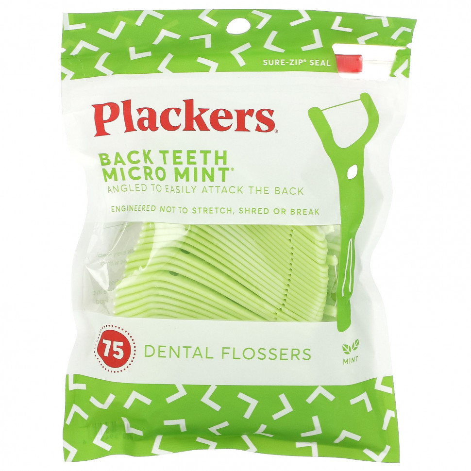   Plackers, Micro Mint,      , , 75 .   -     , -  